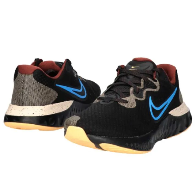 Nike Renew Run 2 Men Running Espadrilles Black/Blue