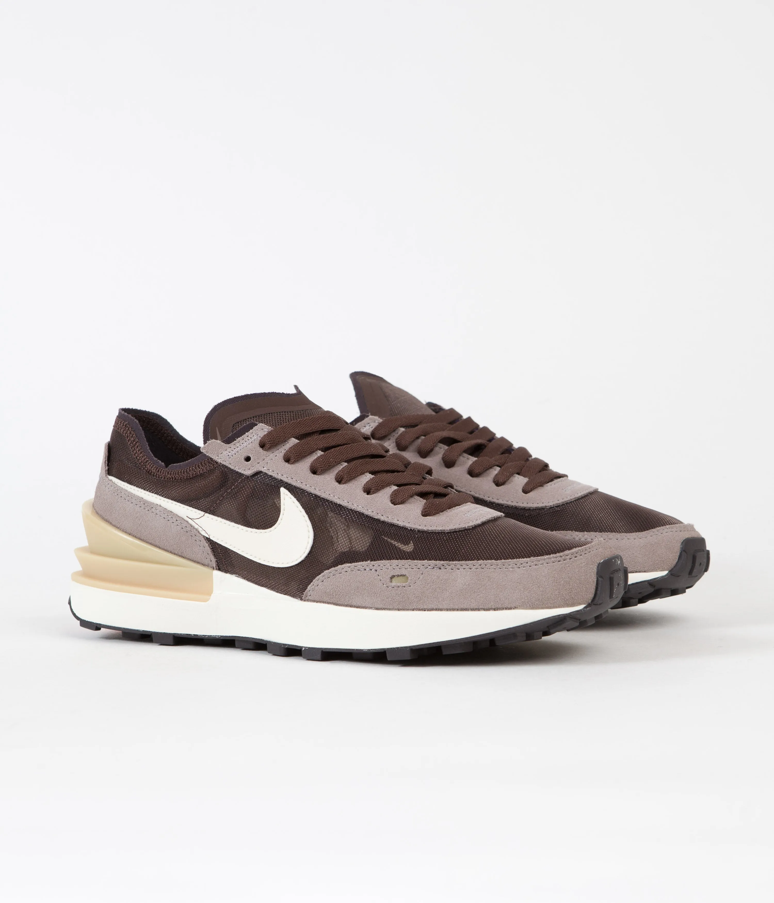 Nike Waffle One Shoes - Light Chocolate / Natural - Vapor Mauve