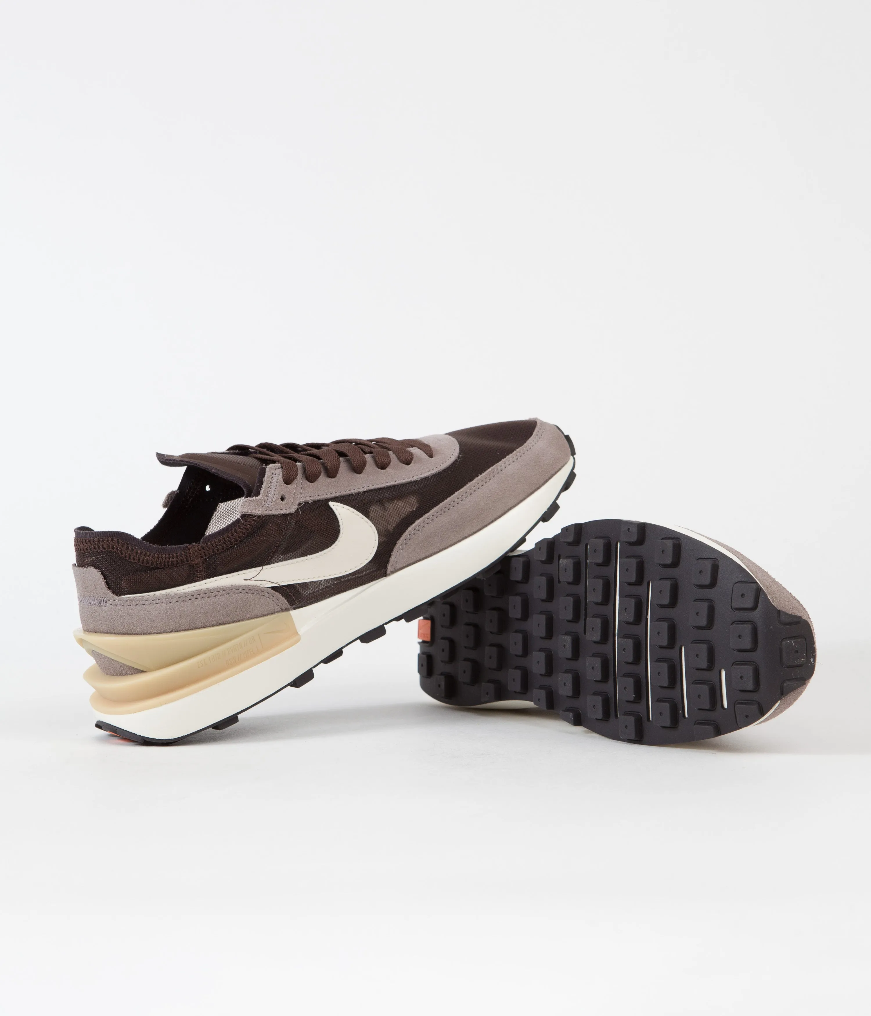 Nike Waffle One Shoes - Light Chocolate / Natural - Vapor Mauve