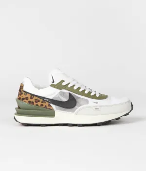 Nike Waffle One Shoes - White / Black - Coconut Milk - Rough Green