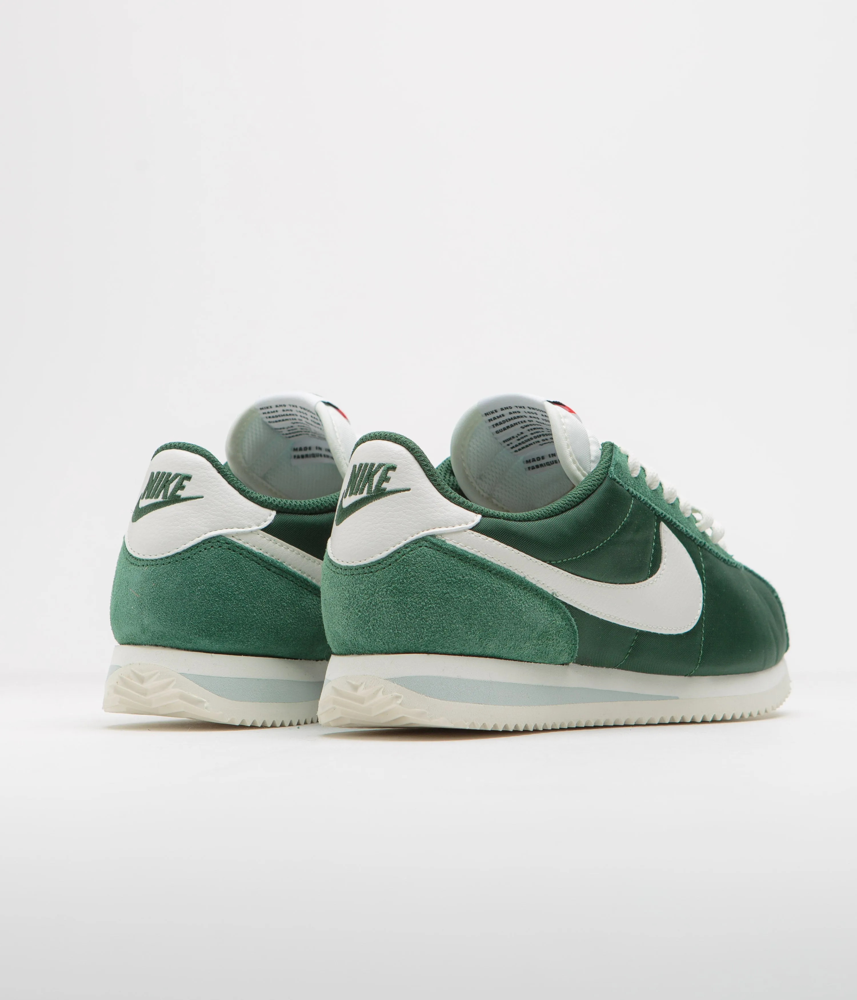 Nike Womens Cortez TXT Shoes - Fir / Sail - Sail - Light Silver