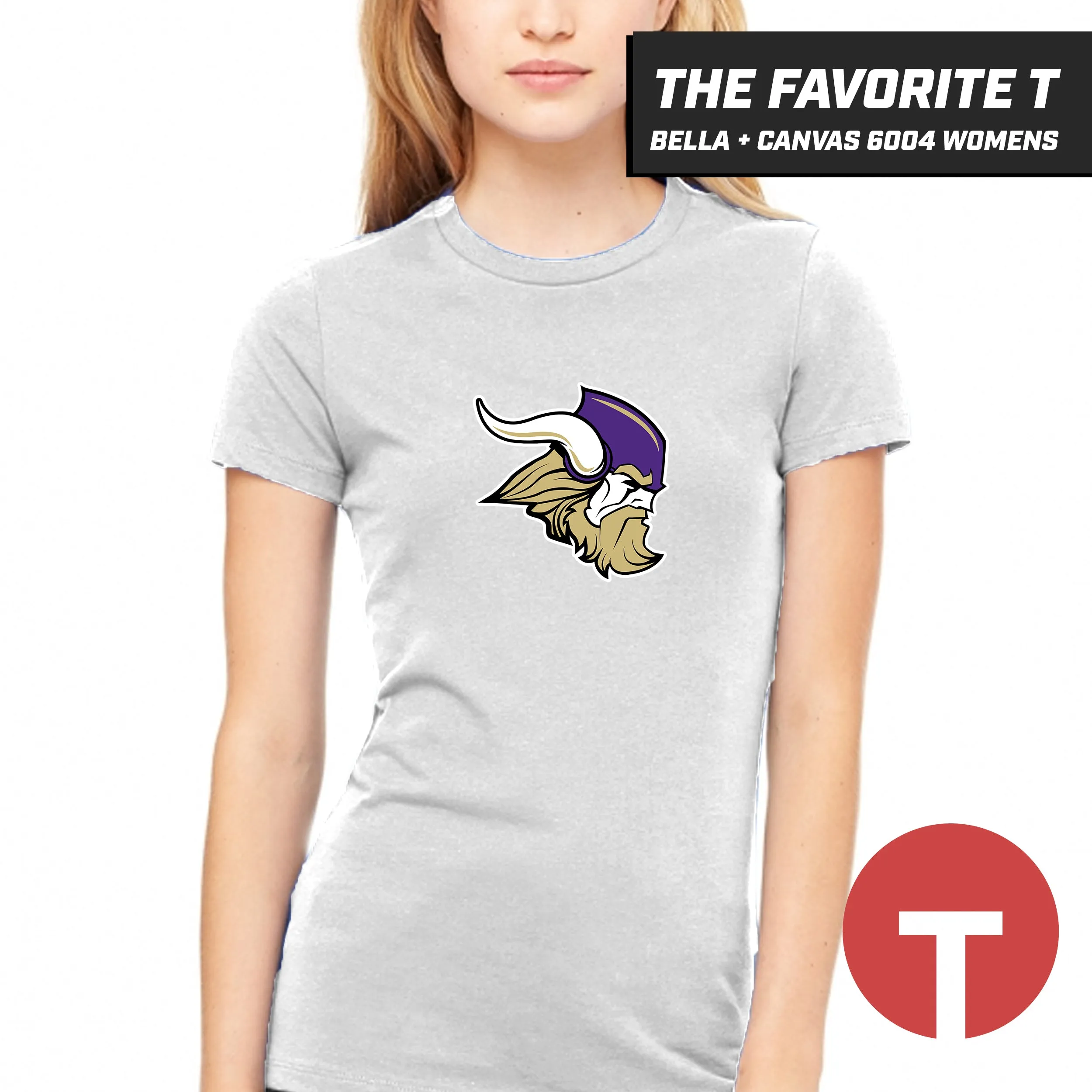 NKHS Vikings - Bella Canvas 6004 Womens "Favorite T"