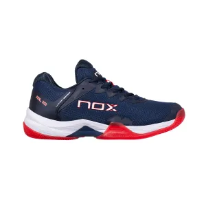 Nox Padel Shoes ML10 - Men - Hexa Blue & Fiery Red