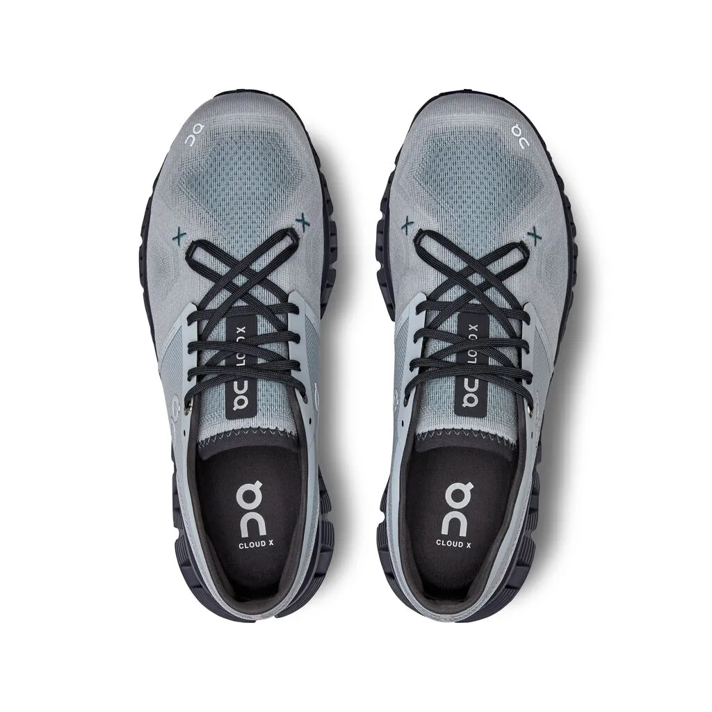 On Running Cloud X 3 (Mens) - Glacier/Iron