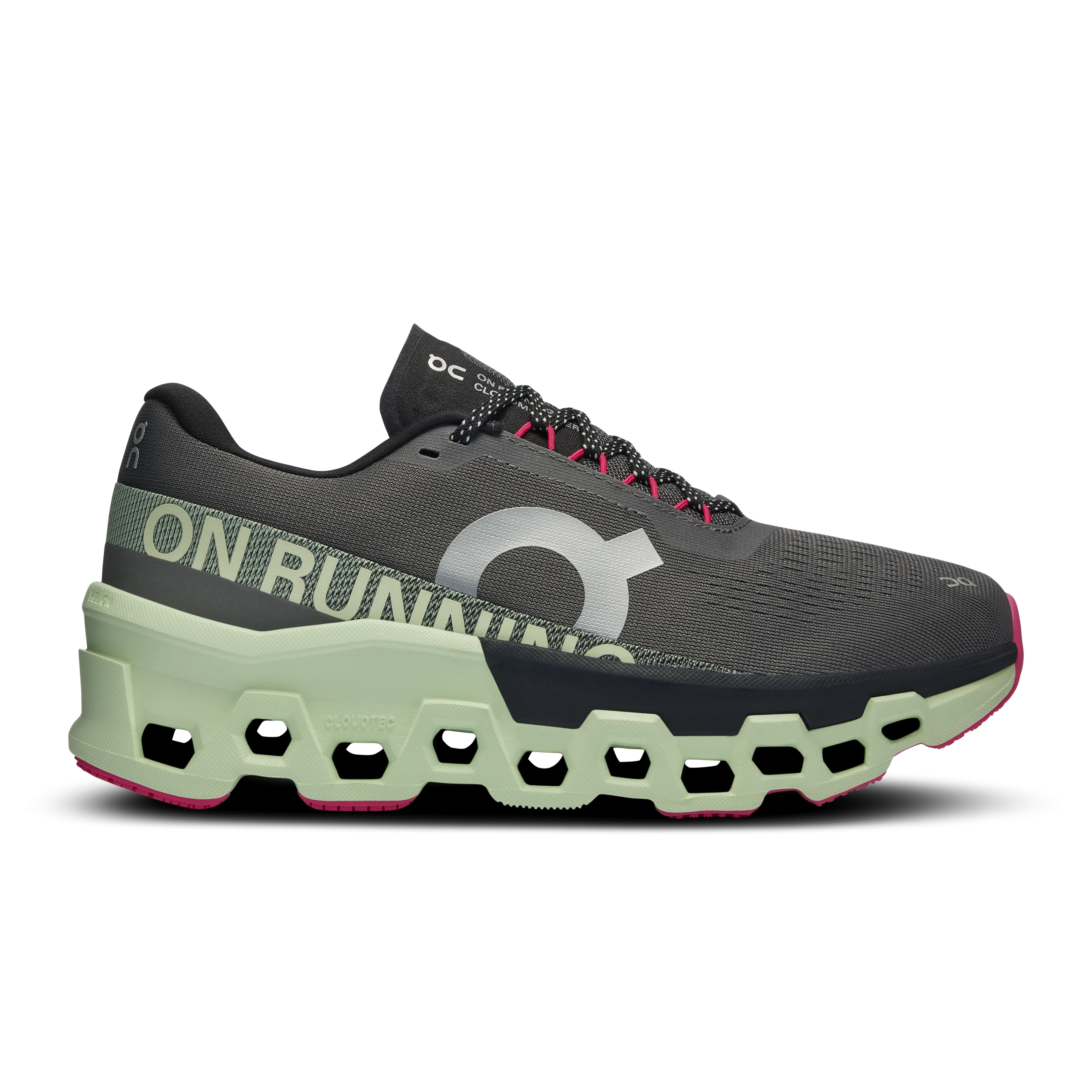 On Running Women's Cloudmonster 2 Shoes - Asphalt / Lima