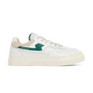 Pearl S-Strike Leather White-Green (men)