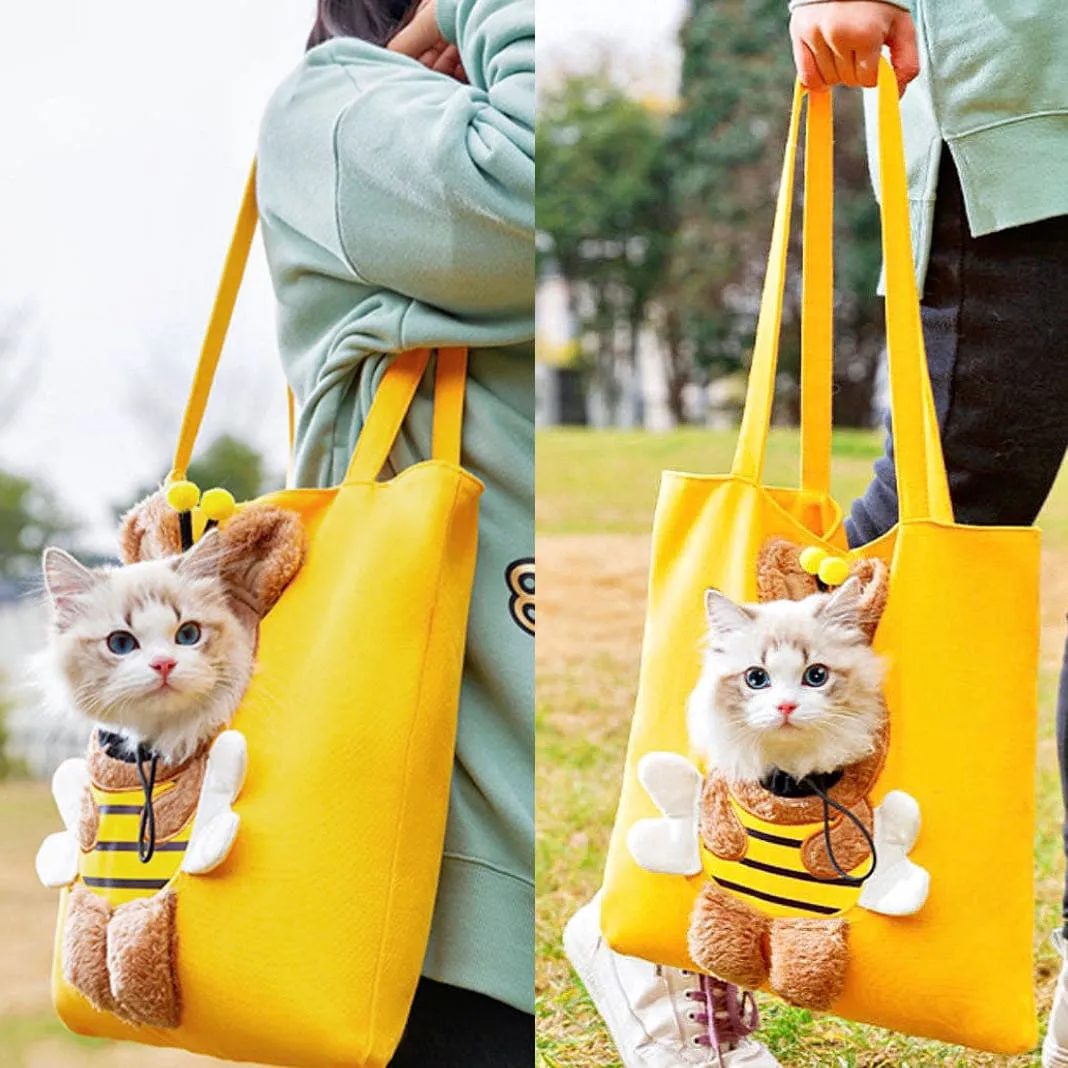 Pet Travel Canvas Cat Carrier bag