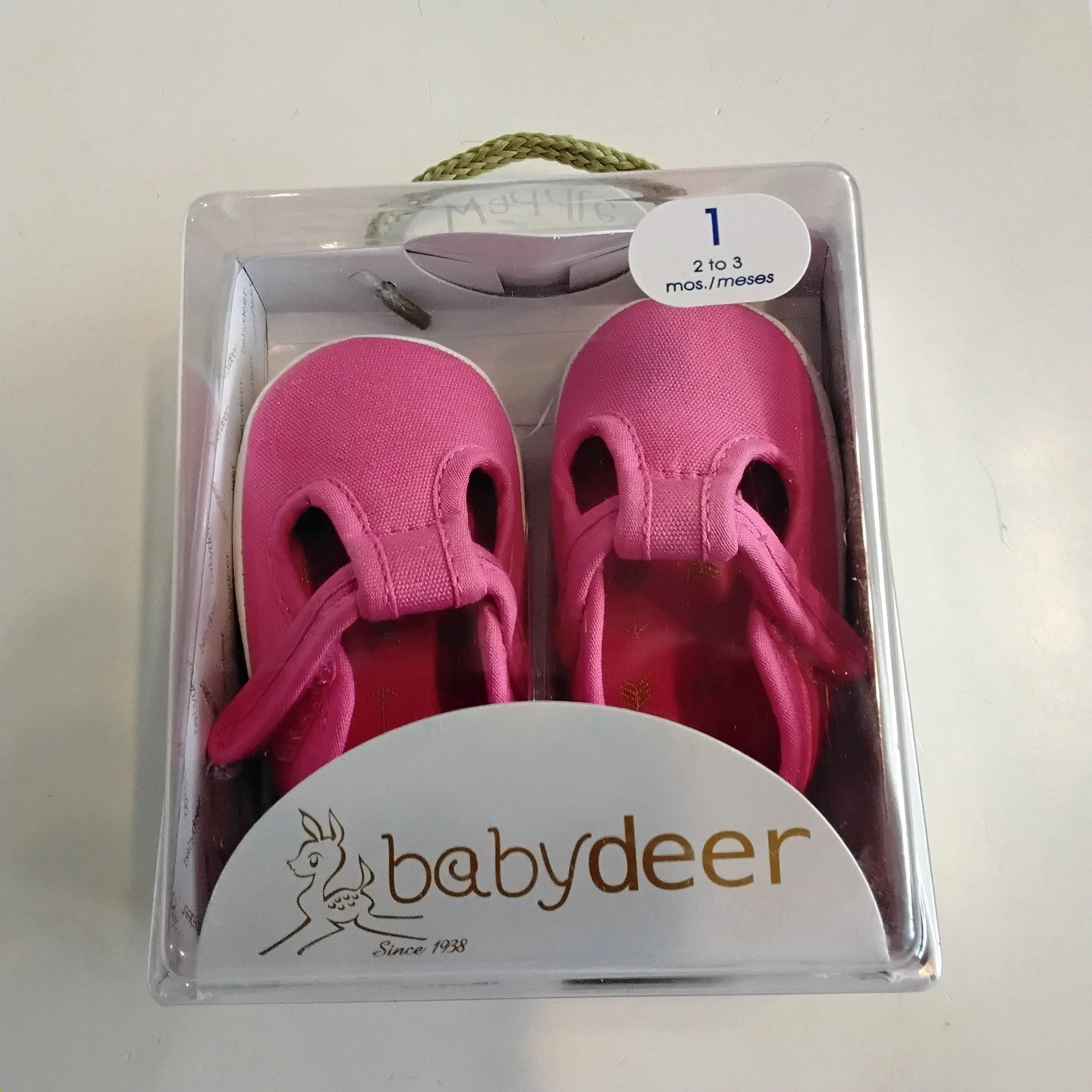 Pink velcro shoes | Baby Deer