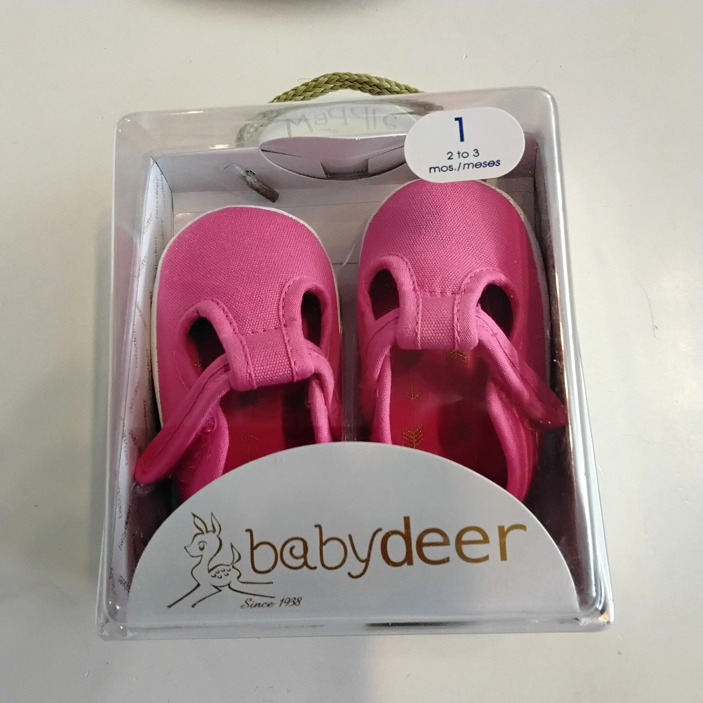 Pink velcro shoes | Baby Deer