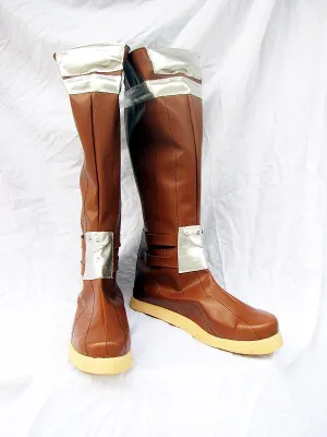 Ragnarok Online Archer Cosplay Boots Shoes Brown