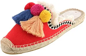 Red Tassel Espadrilles