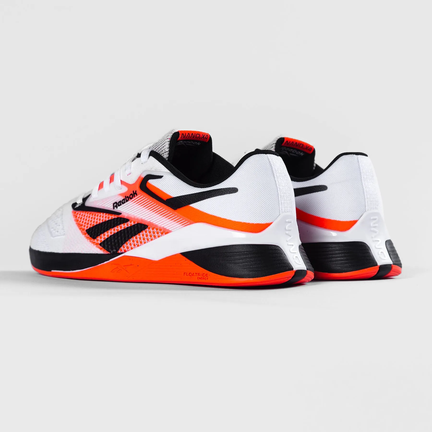 REEBOK - NANO X4 - WOMEN'S - WHITE/BLACK/ORANGE FLARE