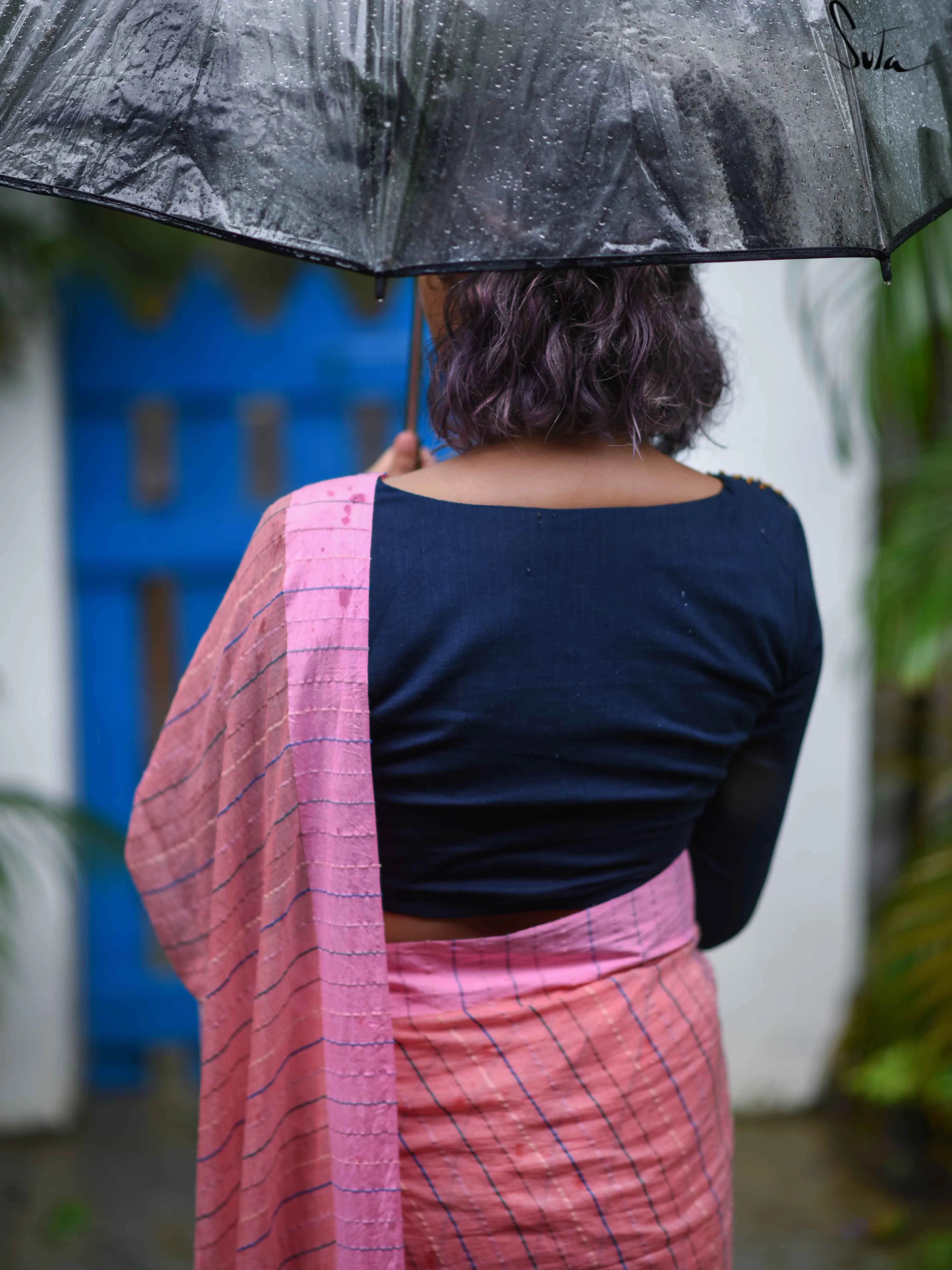 Remembering The Alcon Blue Butterfly (Blouse)