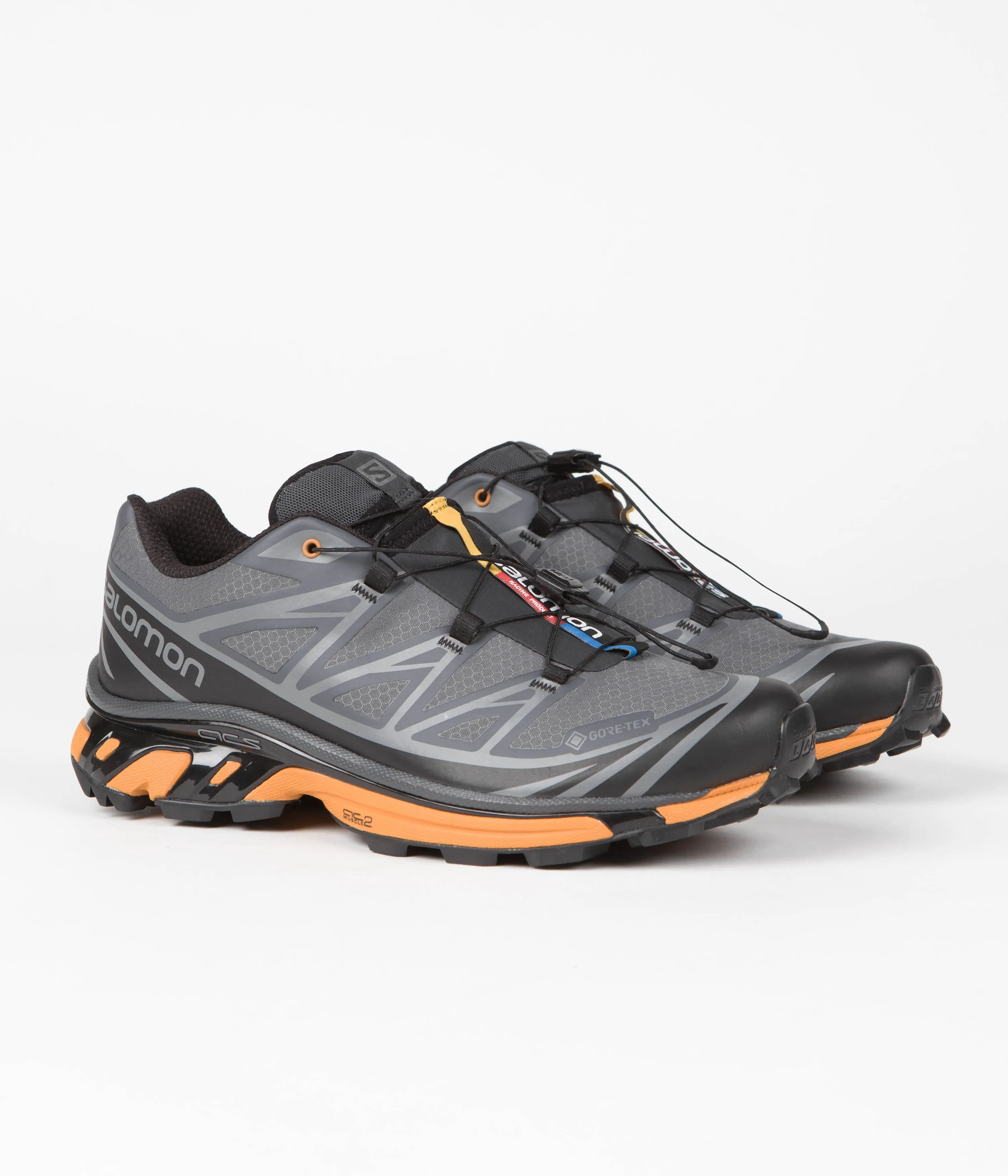 Salomon XT-6 GTX Utility Shoes - Black / Ebony / Marmalade