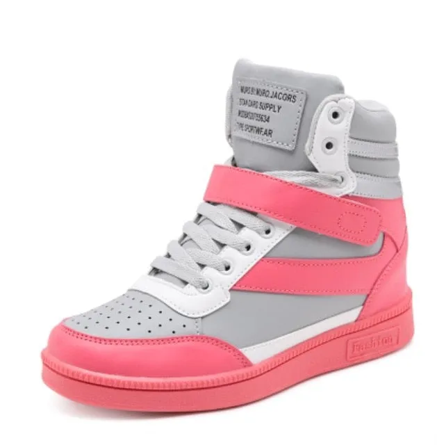 Shoes Woman Breathable High Top LANSHITINA