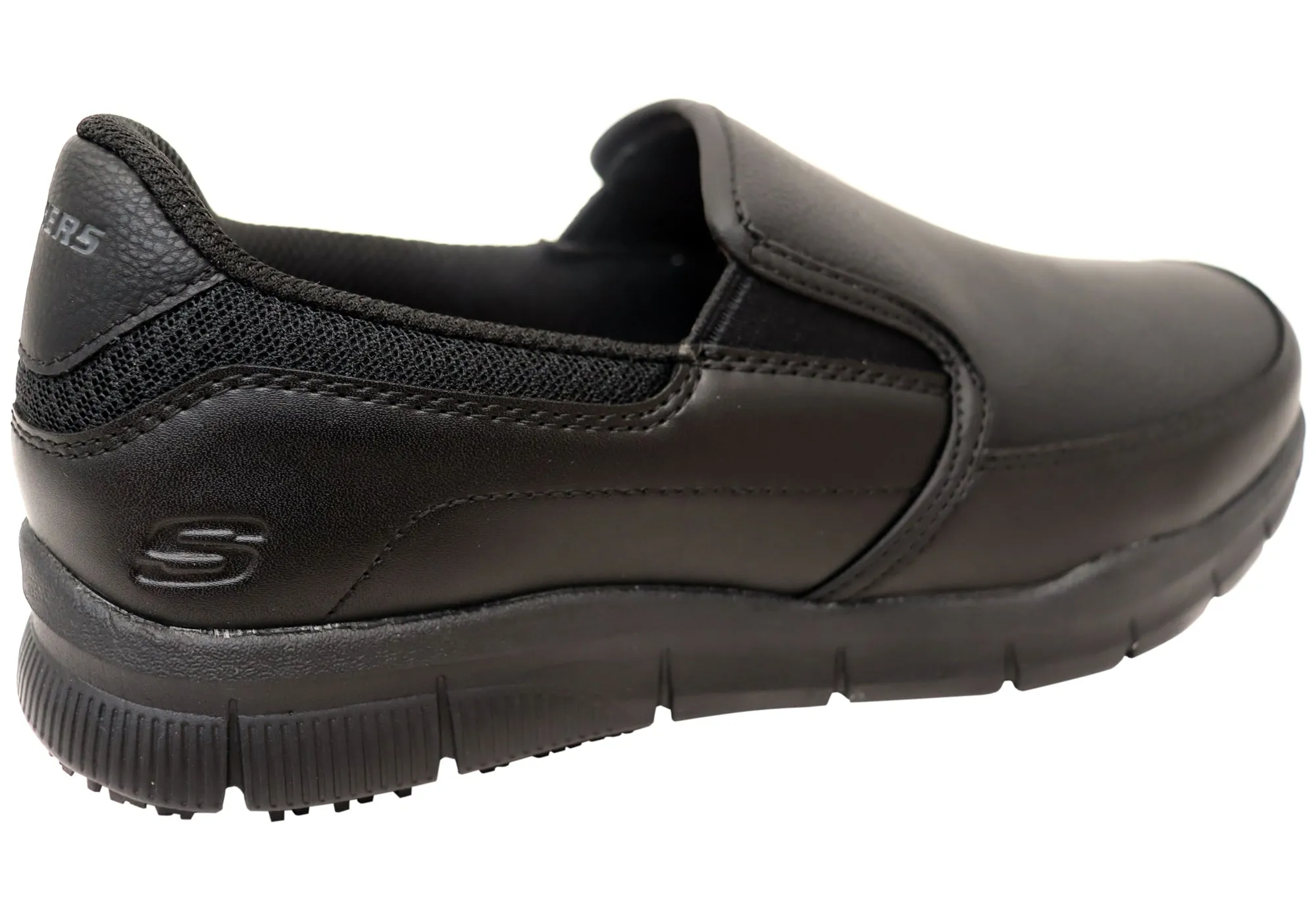 Skechers Mens Work Wide Fit Nampa Groton Slip Resistant Shoes