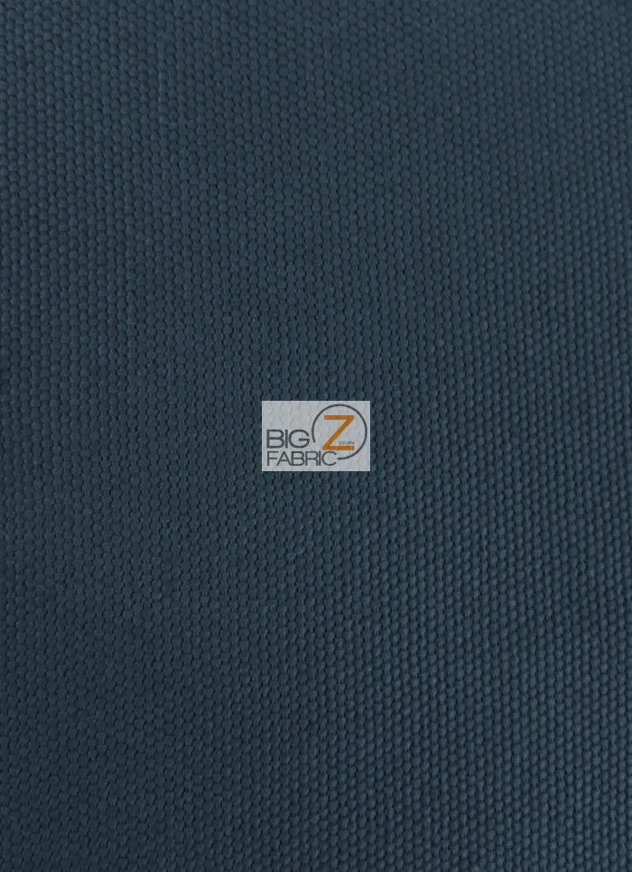 Solid Cotton Duck Canvas Fabric / Navy Blue / Sold By The Yard