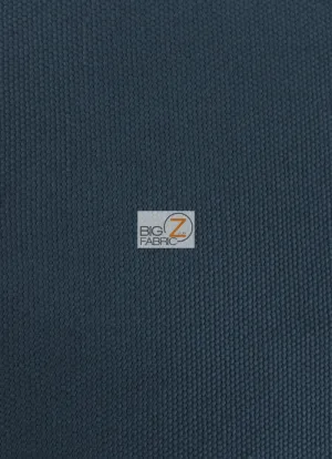 Solid Cotton Duck Canvas Fabric / Navy Blue / Sold By The Yard