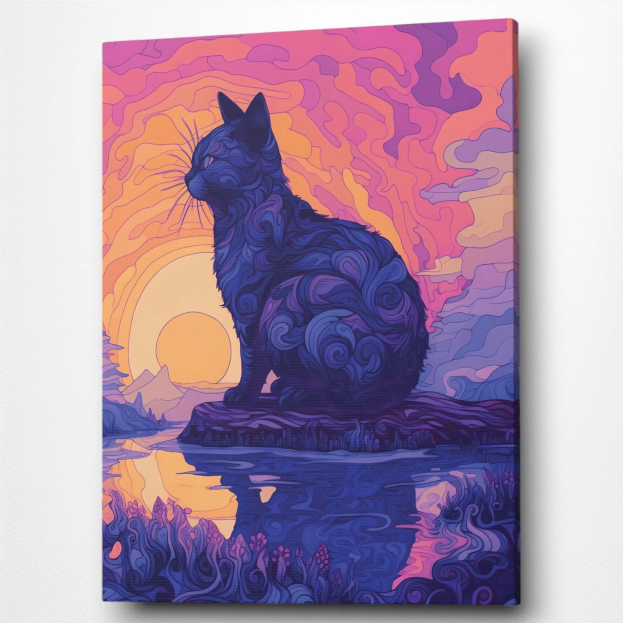 Spiritual Darkness (Wise-Cat) Canvas