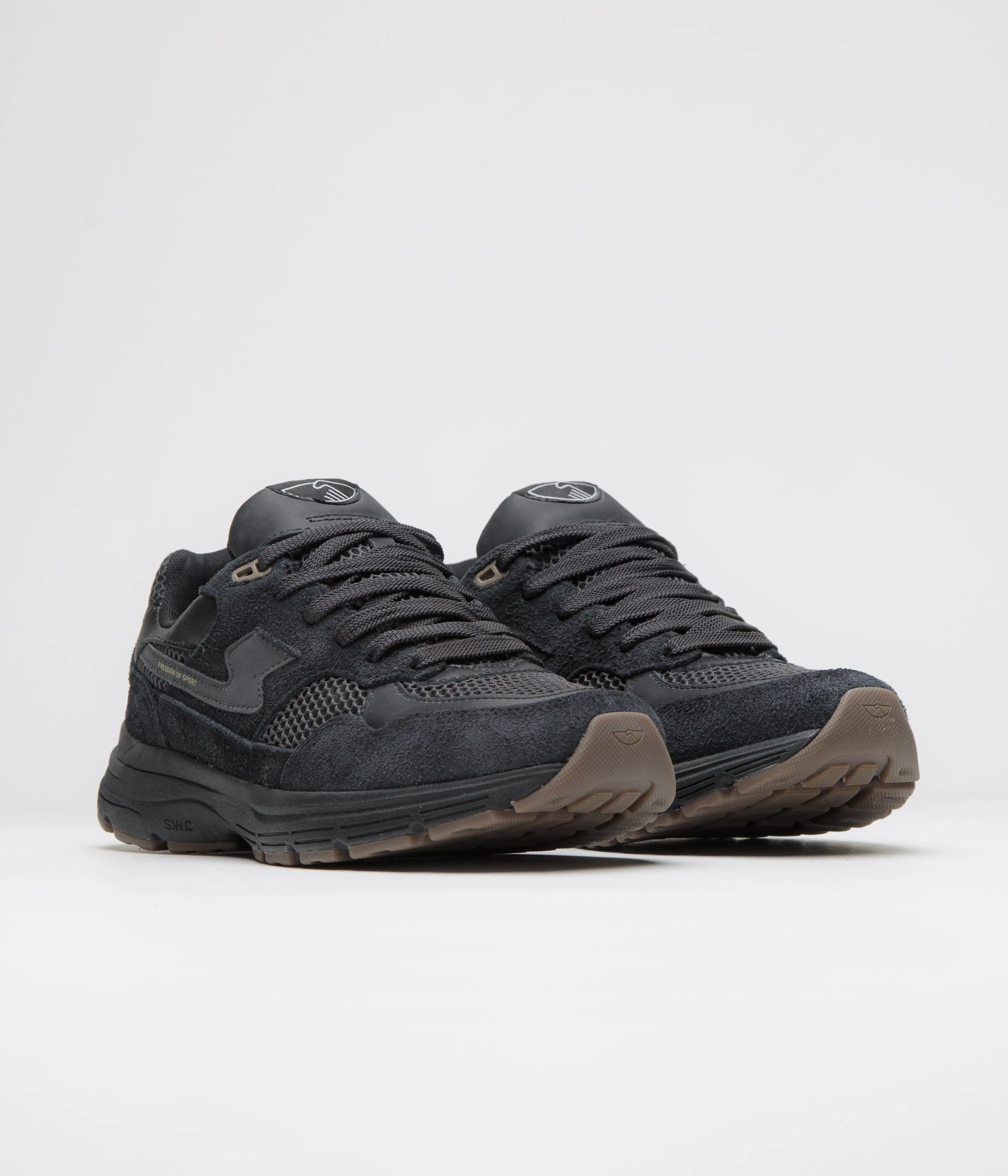 Stepney Workers Club Amiel S-Strike Geo-Merged Shoes - Tech Black