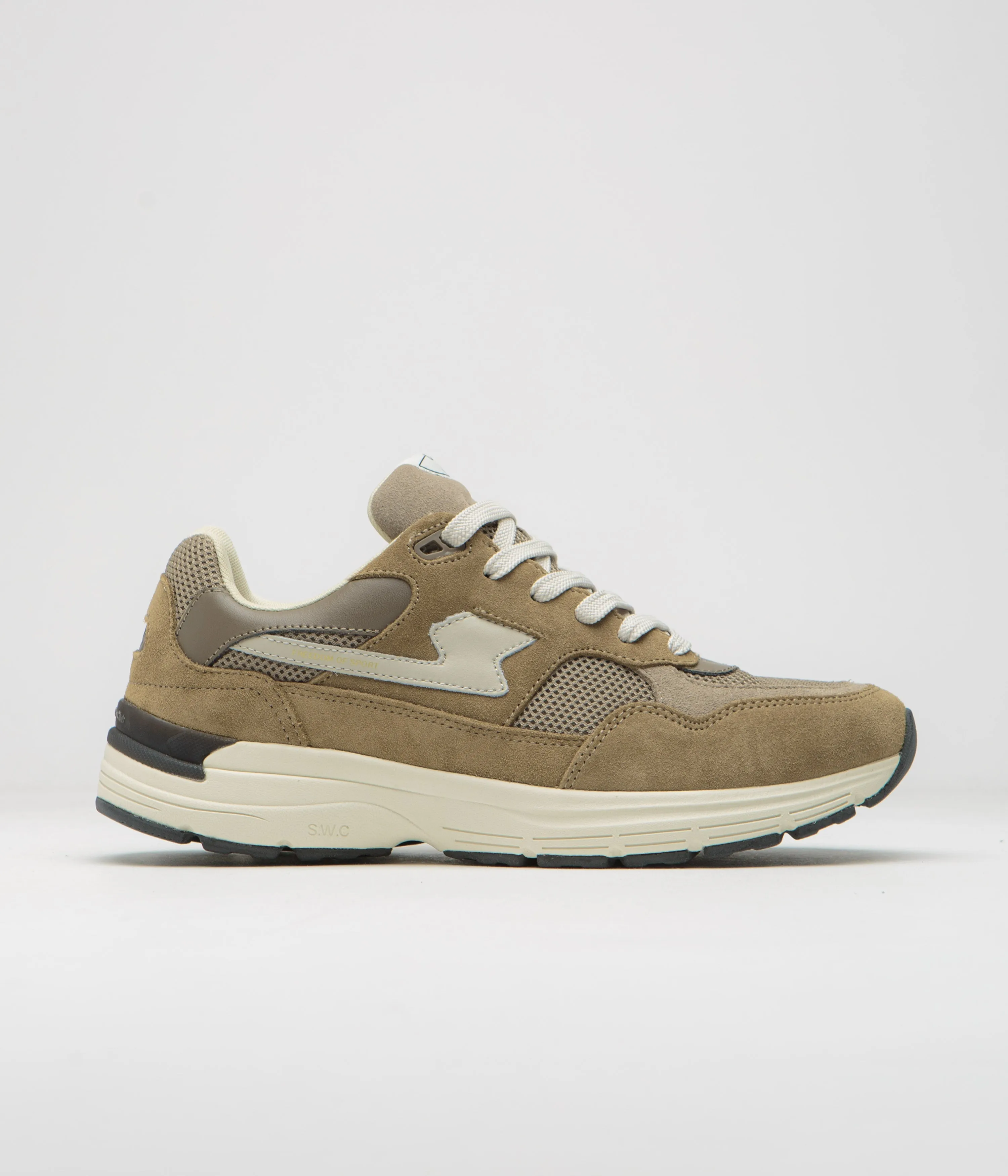 Stepney Workers Club Amiel S-Strike Suede Shoes - Desert