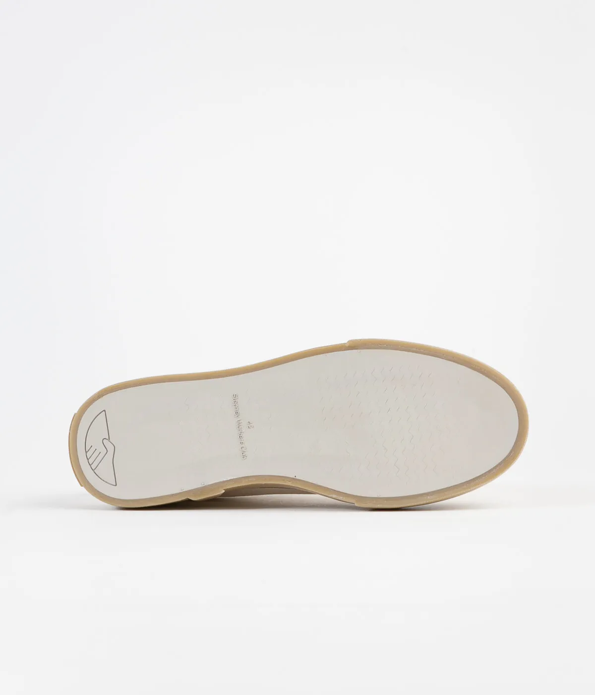 Stepney Workers Club Dellow Canvas Shoes - Raw Ecru / Gum