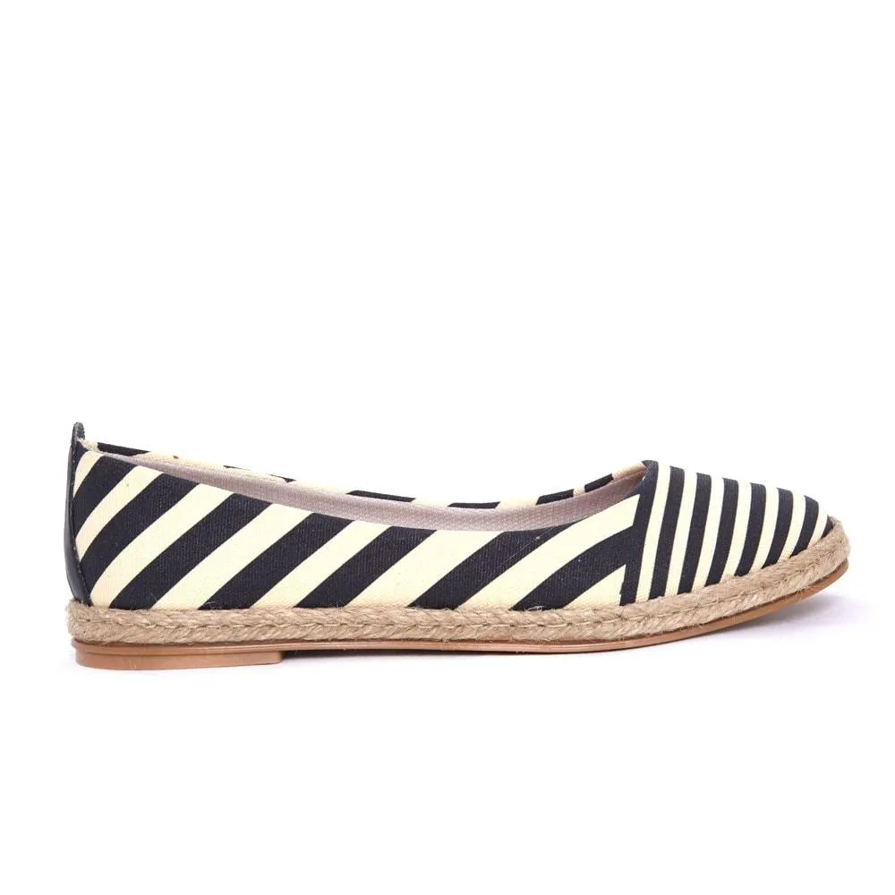 Striped Ballerinas Shoes FBR1199