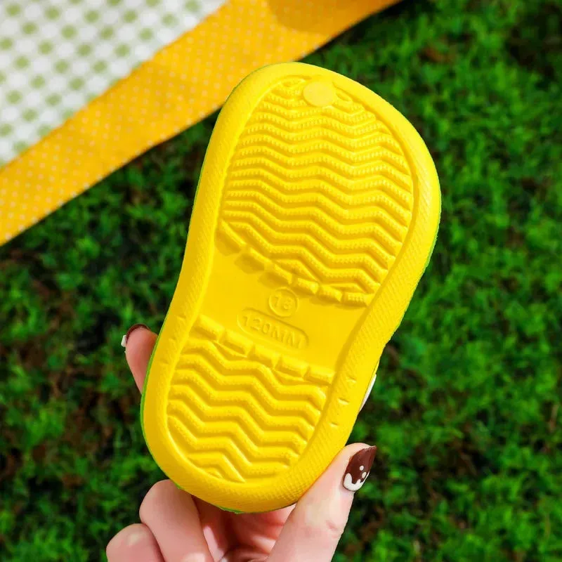 Summer Kids Sandals Hole Children's Shoes Slippers Soft Anti-Skid