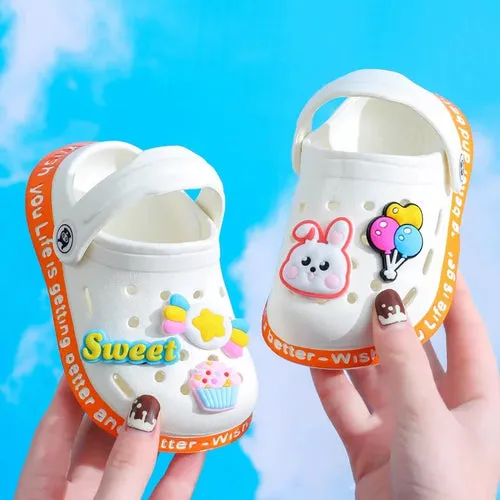 Summer Kids Sandals Hole Children's Shoes Slippers Soft Anti-Skid