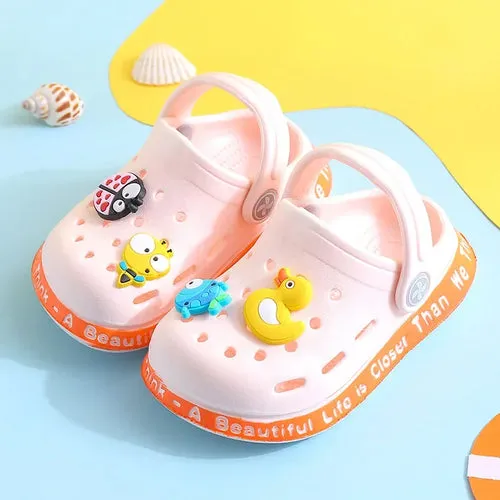 Summer Kids Sandals Hole Children's Shoes Slippers Soft Anti-Skid