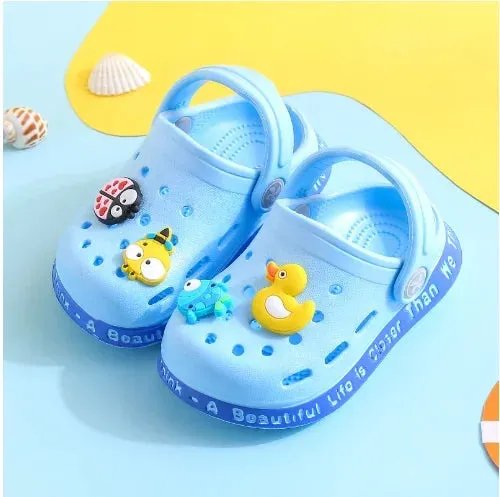 Summer Kids Sandals Hole Children's Shoes Slippers Soft Anti-Skid