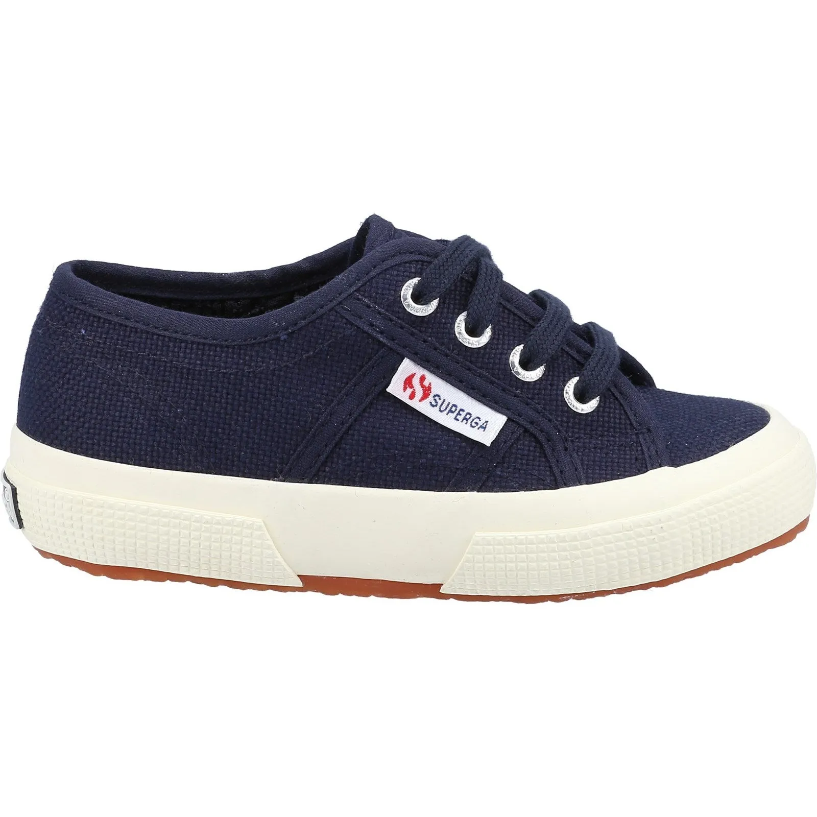 Superga 2750 Jcot Classic Girls Boys Navy Canvas Shoe