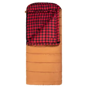 Teton Sports Bridger -18˚c/0˚f Canvas Sleeping Bag in Pecan and Fox