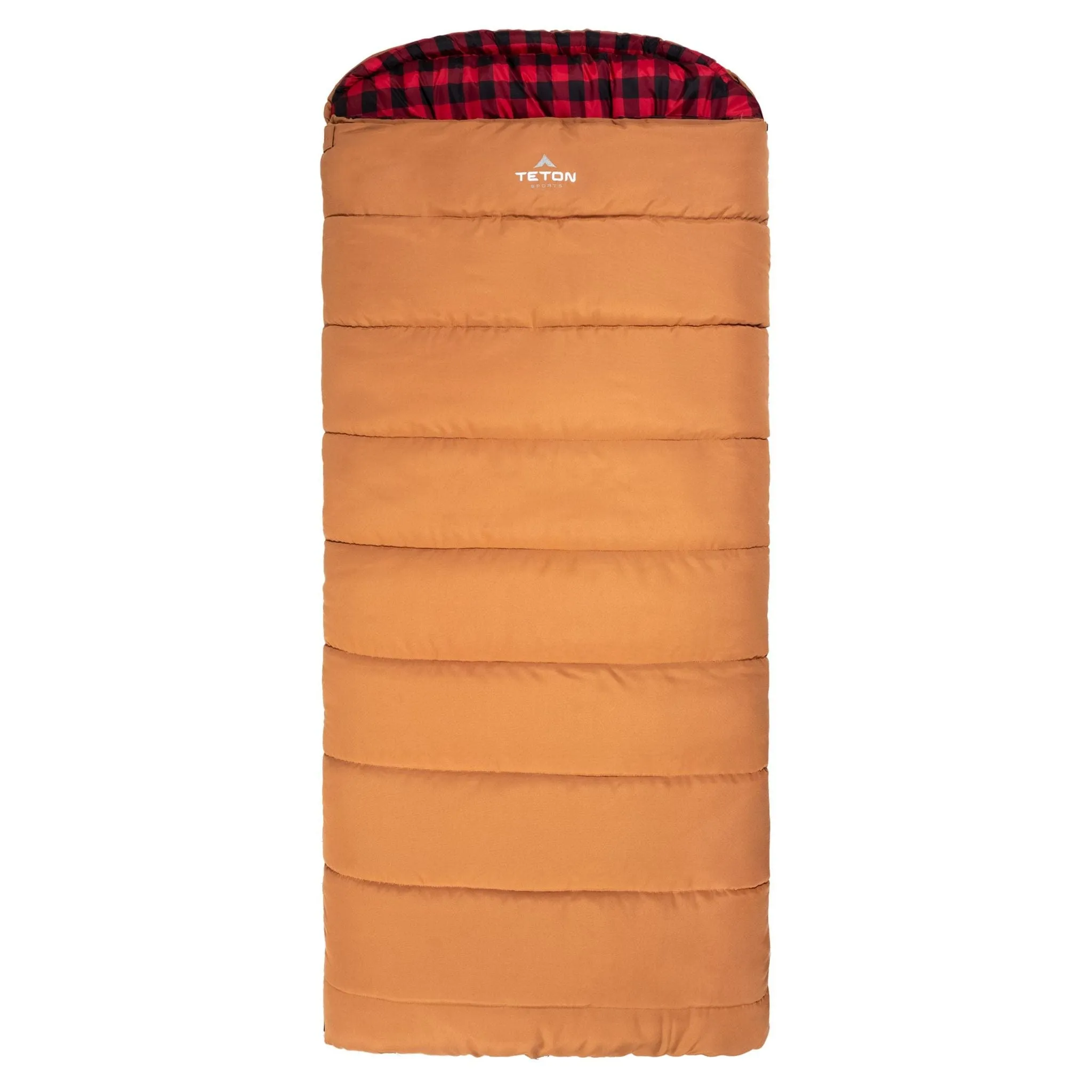 Teton Sports Bridger -18˚c/0˚f Canvas Sleeping Bag in Pecan and Fox