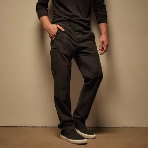 Textured Relaxed Pant - Black