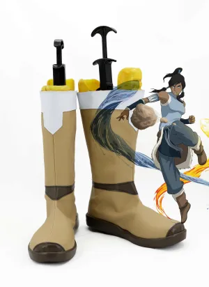 The Legend of Korra Korra Halloween Boots Cosplay Shoes