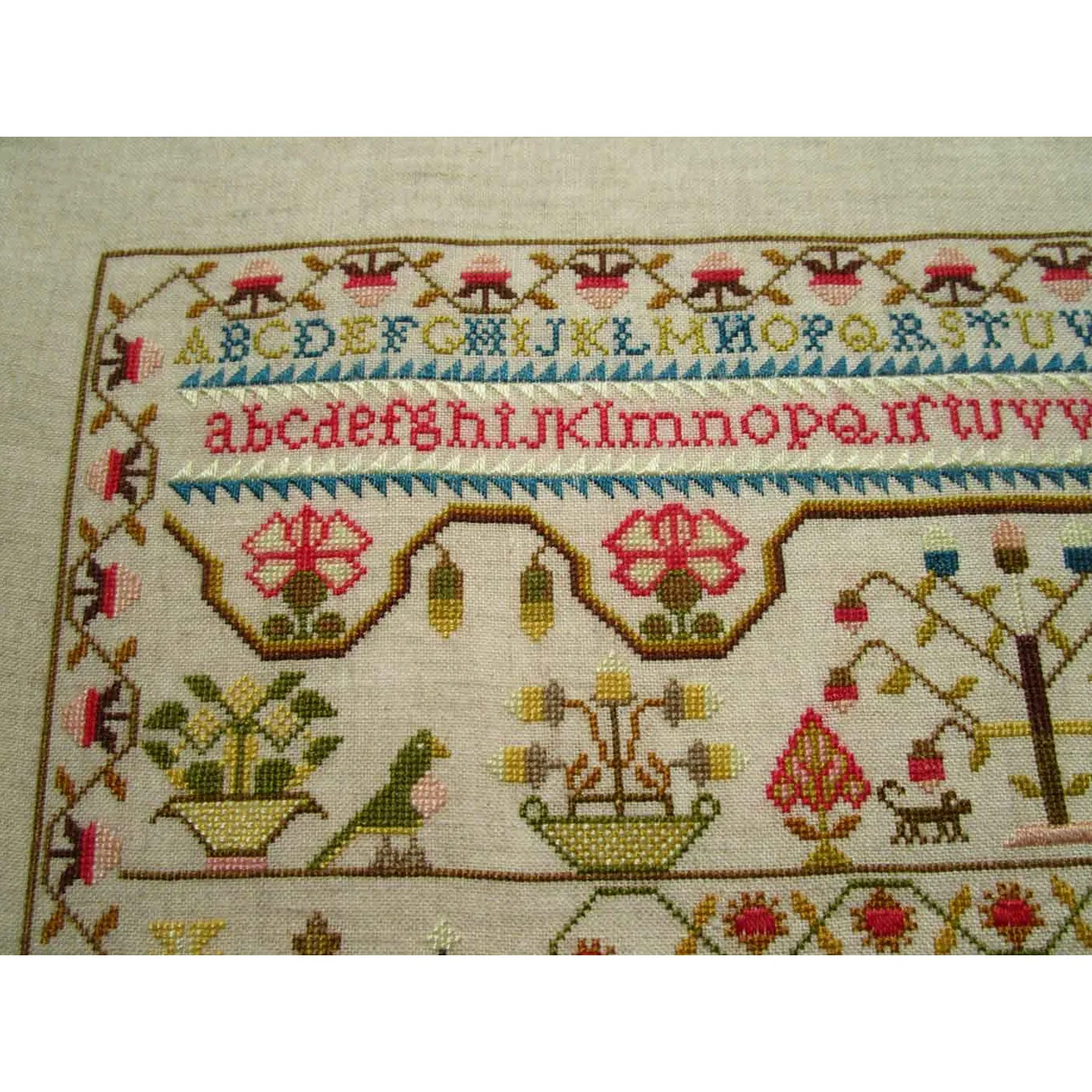 The Scarlet Letter ~ Jane Moore 1820 Reproduction Sampler Pattern