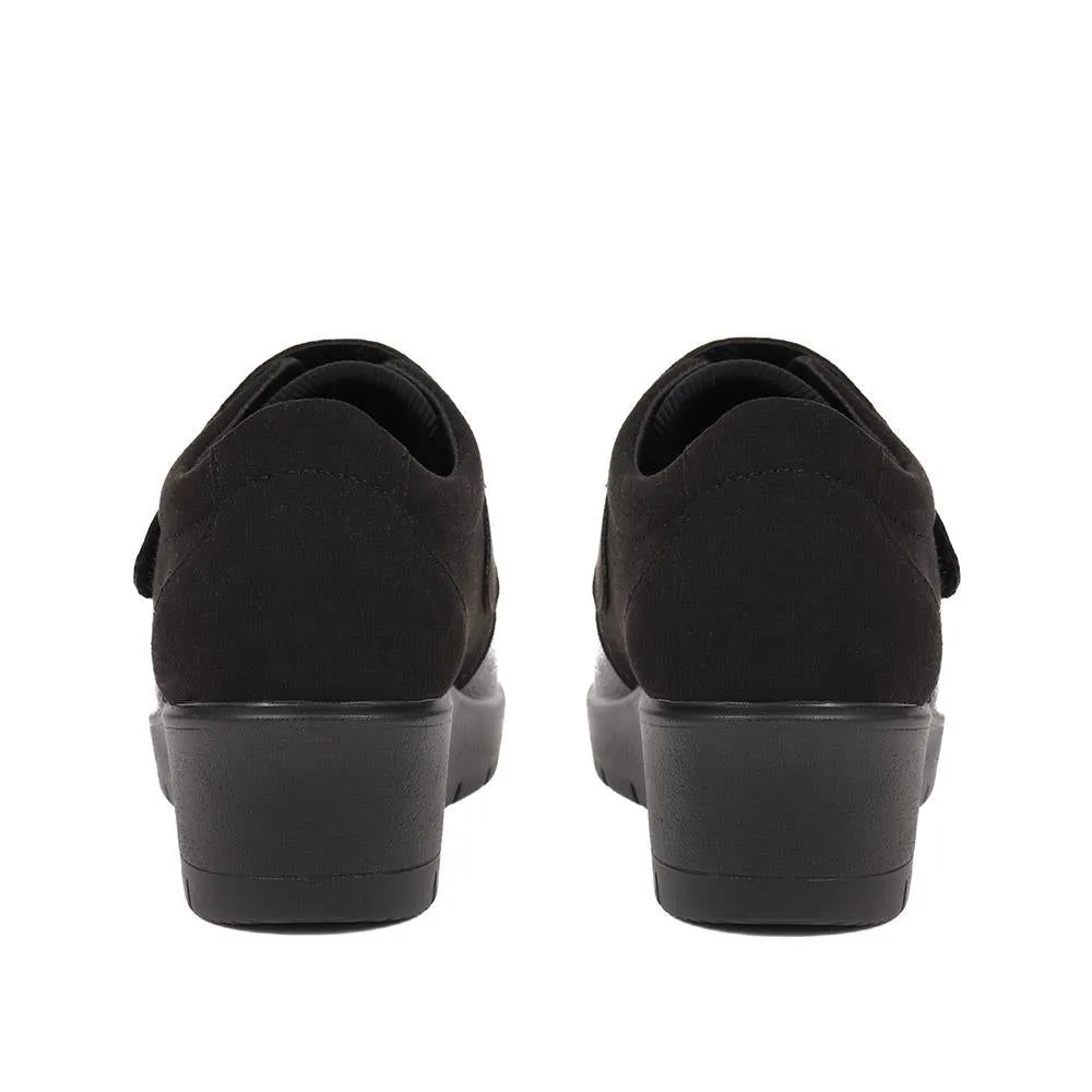 Touch Fastening Wedge Shoes - FLY38047 / 324 074