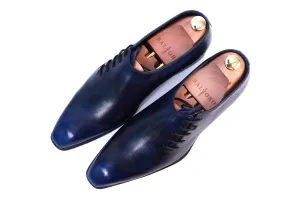 Tyler- Navy Whole cut Oxford Shoes