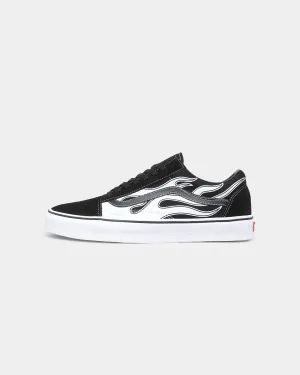 Vans Old Skool 'Flame' Black/White