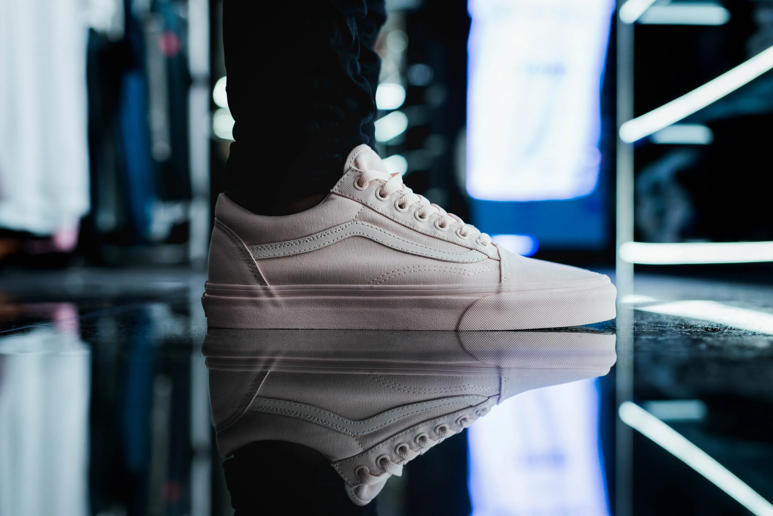 Vans Old Skool (Mono Canvas) Pink/Pink