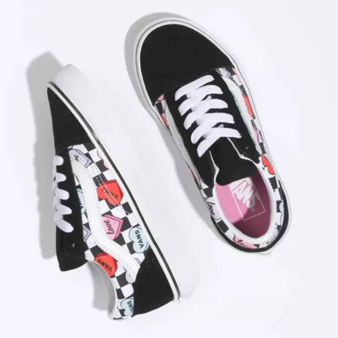 Vans - Old Skool - Youth's Candy Hearts NOT RETURNABLE