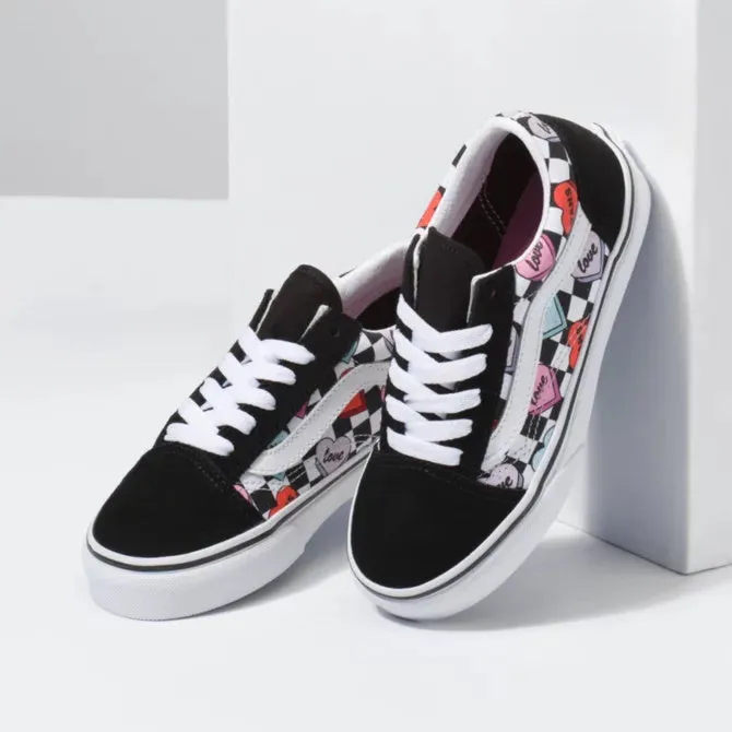 Vans - Old Skool - Youth's Candy Hearts NOT RETURNABLE