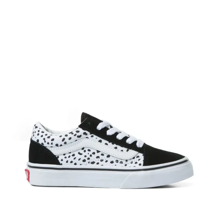 Vans - Old Skool - Youth's Dalmatian Black/White NOT RETURNABLE