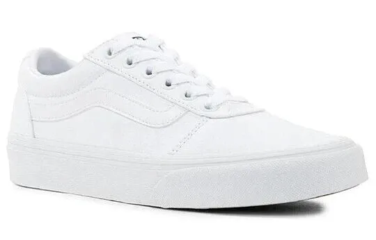 Vans Ward VN0A3IUNW42 Women's White Canvas Low Top Casual Sneaker Shoes KHO118