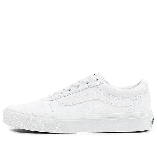 Vans Ward VN0A3IUNW42 Women's White Canvas Low Top Casual Sneaker Shoes KHO118