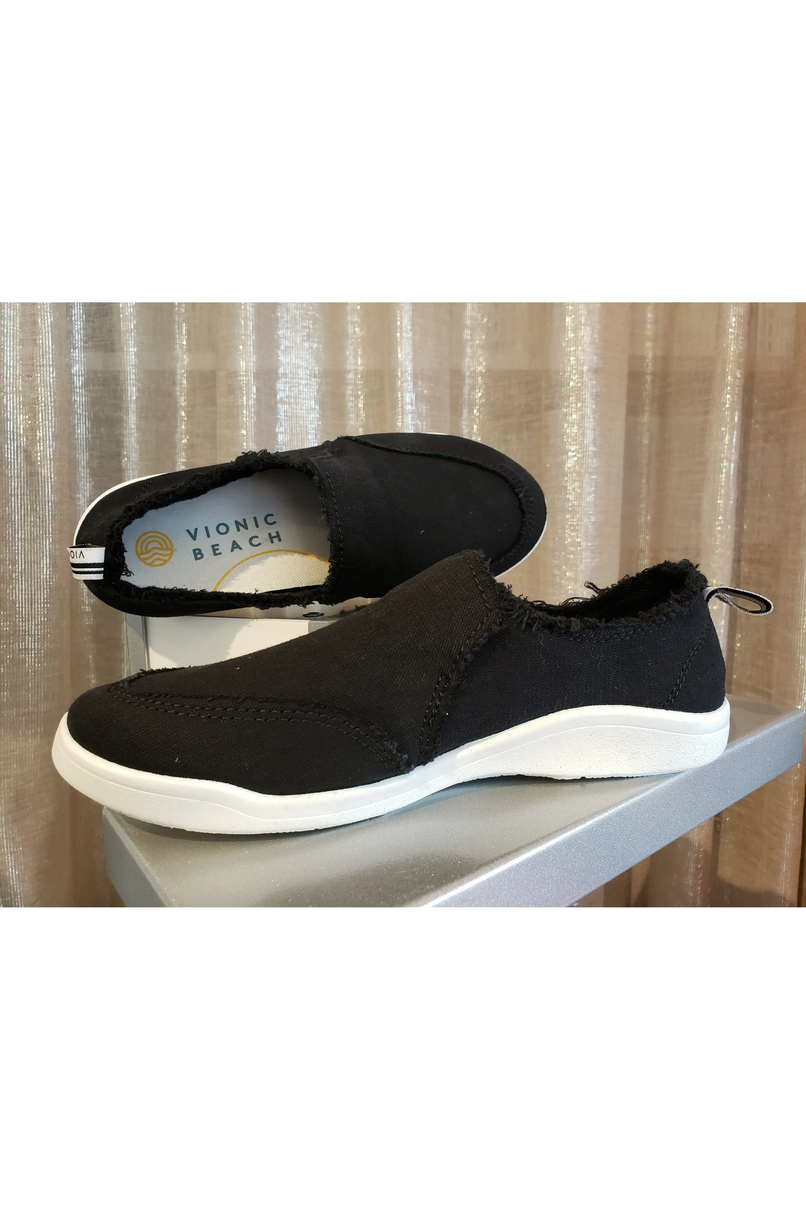 Vionic Canvas Slip On Shoes - Style Venice Malibu