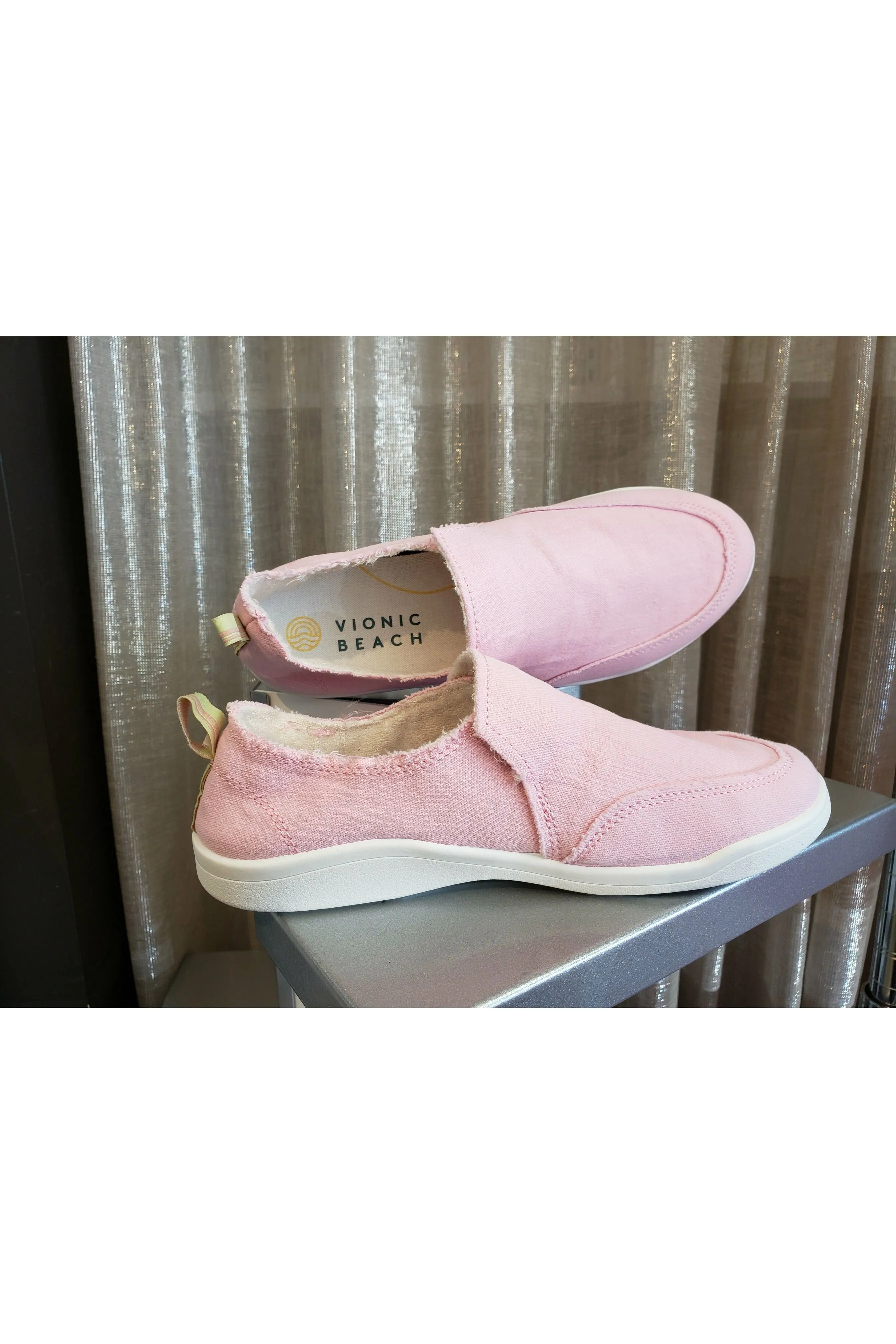 Vionic Canvas Slip On Shoes - Style Venice Malibu