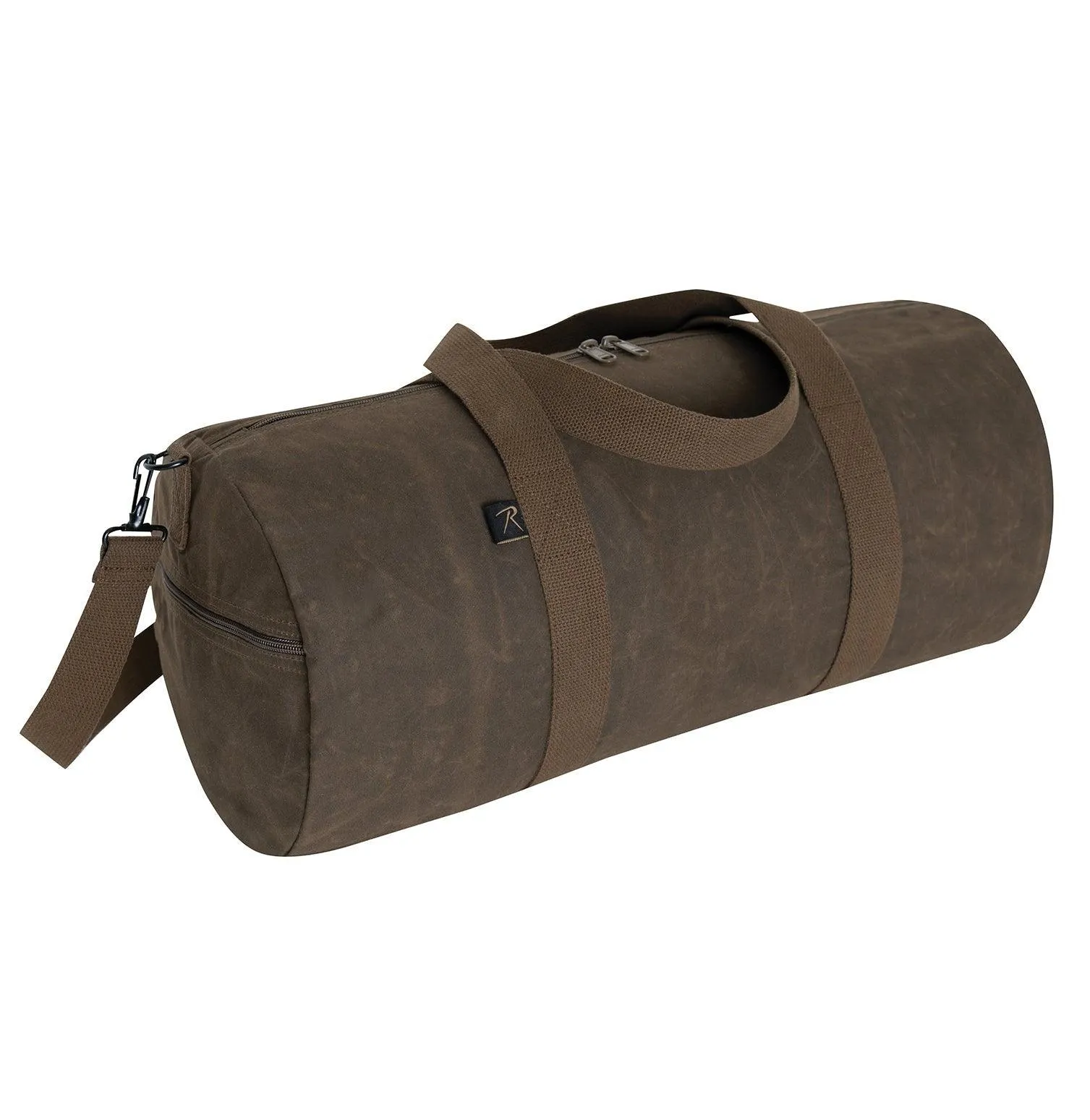 Waxed Canvas Shoulder Duffle Bag - 24 Inch