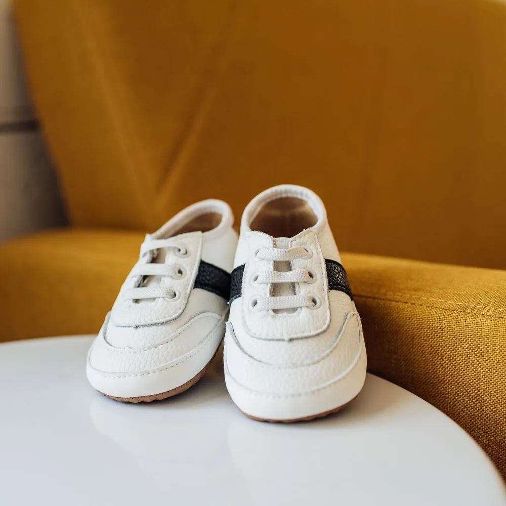 White and Black Love Bug Sneaker